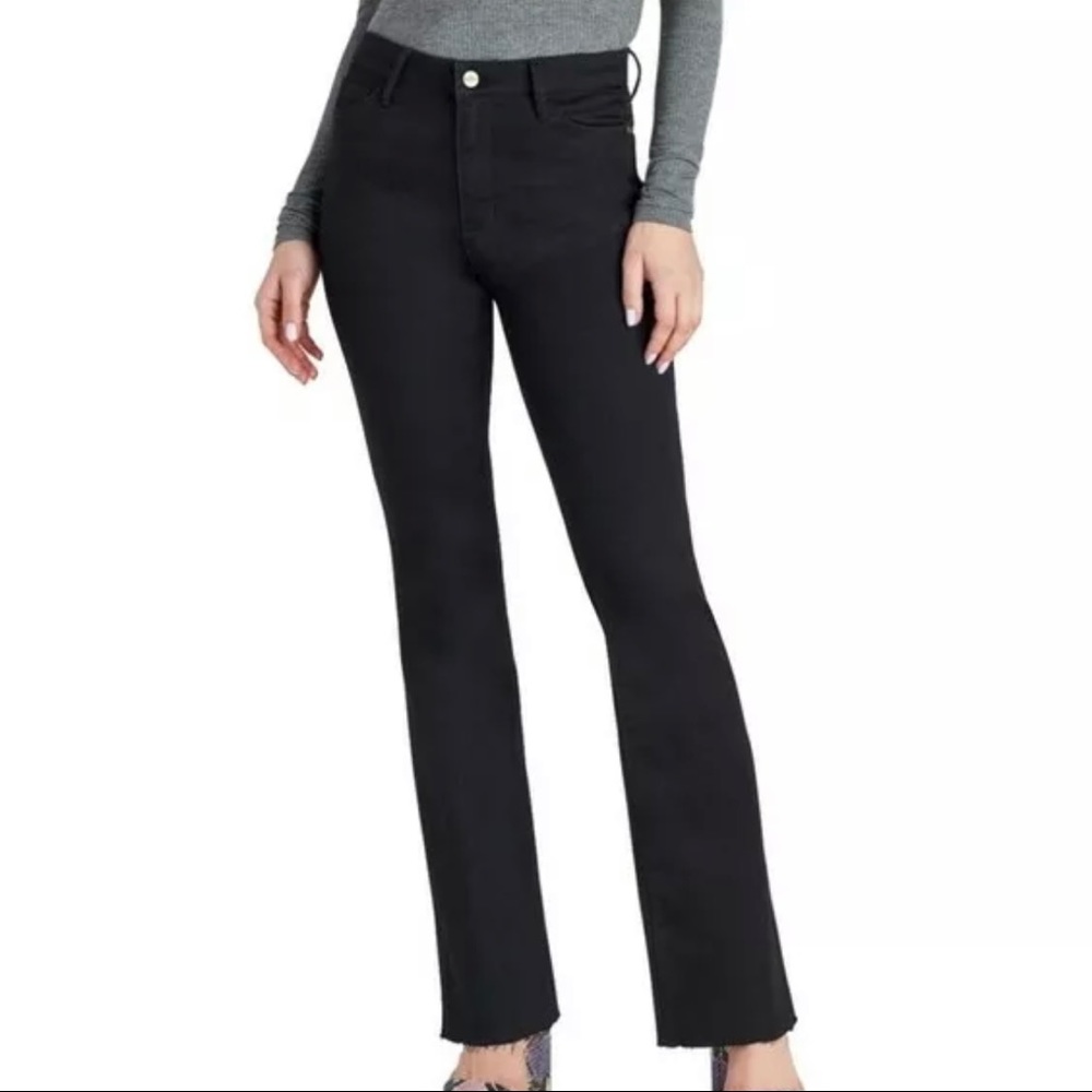 Sam Edelman Black High Rise Bootcut Jeans Size 16